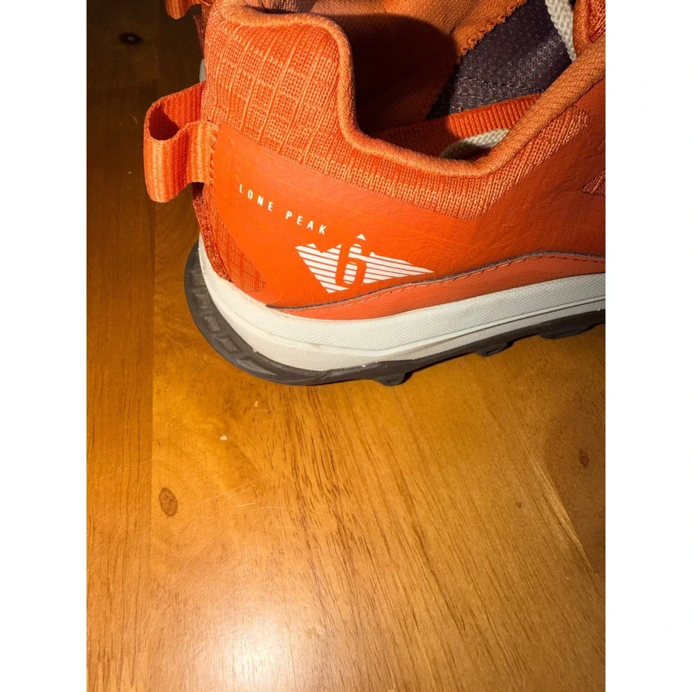 Altra Lone Peak 6 Womens Orange Trail Running Shoes Sneakers Hiking Low Top